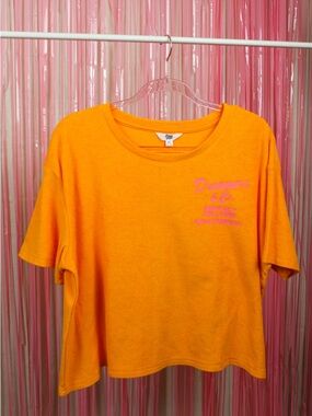 NWT Ascot & Hart Retro Boxy Crop Tee SZ XL